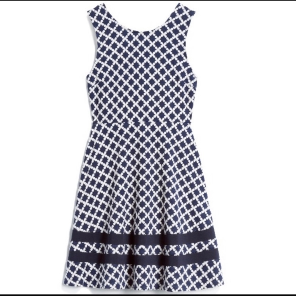 XL - Pixley Blue & White Dress (rarely worn)